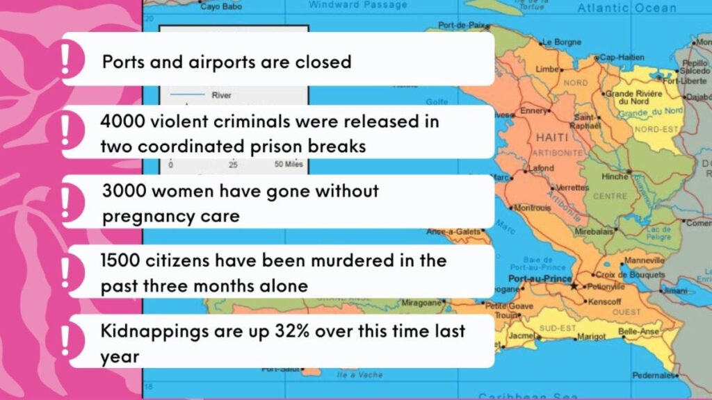 Haiti map 2024 spring campaign