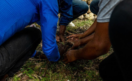 ceremonial groundbreaking